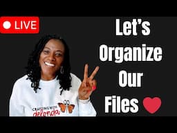 Live: Let's Organize Our Files