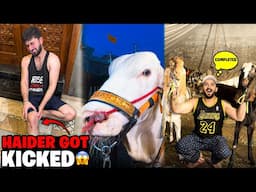 Big Cow Hits Haider During Shower😱Mandi Shopping Completed🙏🏻