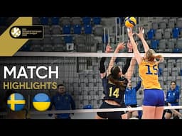 Highlights | Sweden vs. Ukraine - CEV Volleyball European Golden League 2025 | Women