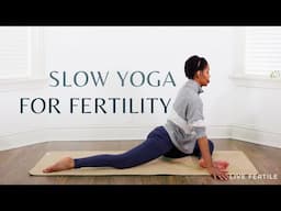 Slow fertility yoga | Mindful movement for fertility