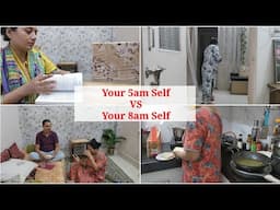 Your 5am Self VS Your 8am Self - इनमे से आप कौन से हैं - Motivational video