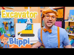 How To Draw An Excavator | Blippi Draws | Learn Colors and Science with Blippi!