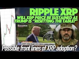 Ripple XRP: The Price Of XRP Is Moving, Will Price Be Sustained As Trump Is “Resetting The Table”?