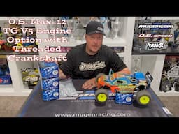 O.S. Max .12 TG V5 Engine Option with Threaded Crankshaft