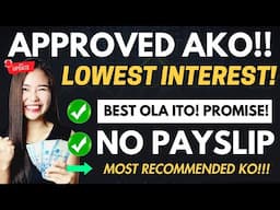 HALA!😲 LOAN APP PERA AGAD!✅ WALANG PAYSLIP! LOWEST INTEREST ITO SA LAHAT NG OLA! APPROVED AKO!!