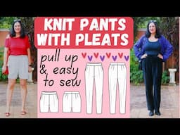 What's YOUR take on pleats? HERE'S MINE. PLEATS to meet you (Pattern Emporium). Relaxed sewing.