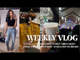WEEKLY VLOG || SPRINGBREAK PREP || GIRLS NIGHT || ADDRESSING CHURCH HURT || TAKING OUT MY BRAIDS