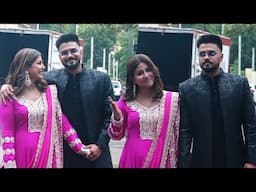 Hina Khan With Husband Rocky Jaiswal Promote Pati Patni Aur Panga At Laughter Chefs S2 Sets
