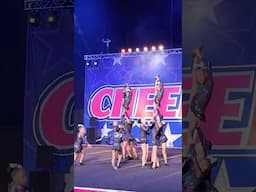 STUNTING AT COMPETITION! #shorts #stunts #cheer #competition