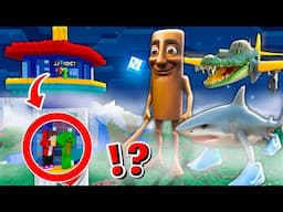 JJ and Mikey Security Base vs GIANT TUNG TUNG SAHUR & More ITALIAN ANIMALS in Minecraft - Maizen
