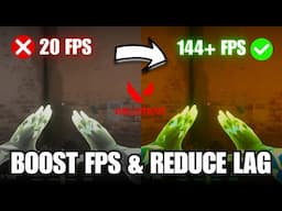 How to Fix Valorant Lag | After UPDATE | Fix FPS Drops in Valorant ACT 3 | Low end pc | 2025