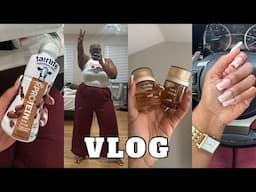 CAR CRASH OUT + GOING BACK TO WORK??? + CONVERTING TO PRESS ON NAILS + MINI WALMART HAUL || VLOG