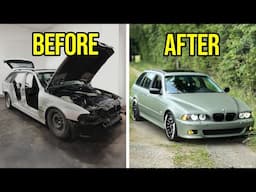 Building a BMW E39 in 30 MINUTES! | 1000€ Budget