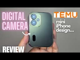 Like an iPhone Cut in Half...D6 Mini Digital Camera Review | Temu Digicam MP3 Player