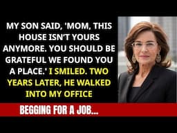 My Son Took My Home and Left Me With Nothing; He Had No Idea I’d Become His Boss One Day