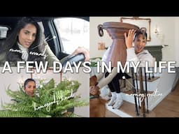 a few days in my life vlog: massive homegoods haul, morning routine, cleaning + running errands