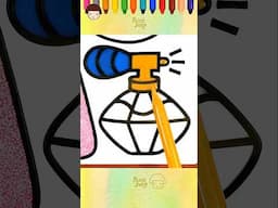 Perfume Jelly Shorts | Coloring Lipstick, Smartphone Paint and Learn Colors! #shorts