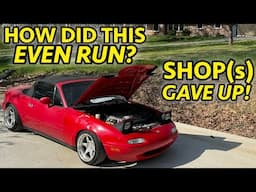 Shops Wasted THOUSANDS Trying To Fix This Miata, and FAILED. 2 Year Saga FINALLY OVER!