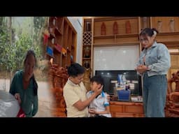 The appearance of his ex-girlfriend and her son in Hung's house made Hoai Ca apprehensive