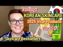 🏆 No1 KOREAN SKINCARE Products - Testing Viral Korean Skincare