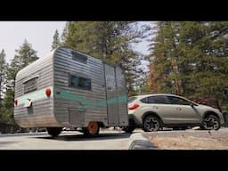 Vintage Trailer Camping in Mammoth Lakes