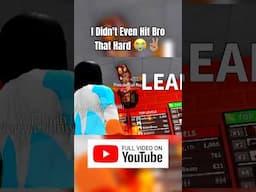 Bro is Overreacting 😭💔 #roblox #fightinaschoolroblox #shorts