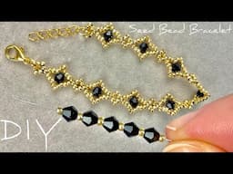 Stunning and Easy! Beaded Bracelet Tutorial: Beading Tutorials for Beginners