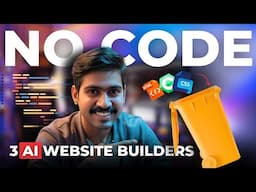 Create a Website in Minutes with AI (No Coding Required!) 🔥 | 3 Best Free No-Code Website Builders ✅
