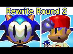 Friday Night Funkin' VS Rewrite - ROUND 2 - Sonic.EXE (FNF Mod) (Sonic/Lord X/Trinity Encore)