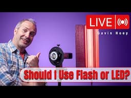 Flash vs LED for Portraits: Which to Choose?... LIVE!