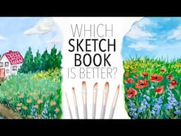 Mixed Media Sketchbooks. Testing The Royal Talent Art Creations Sketchbook...Does It Compare?