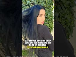 El secreto está en usar vinagre EN EL CABELLO 😱 #tips #trucos #cuidadoparaelcabello #beautyhacks