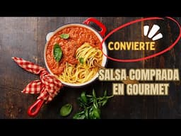 Convierte Cualquier Salsa de Pasta en una Salsa Gourmet en 5 Minutos | The Frugal Chef