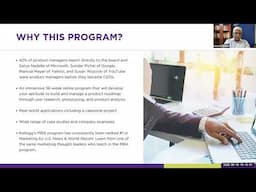 Kellogg Executive Education Post Graduate Certificate in Product Management Info Webinar