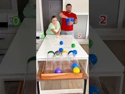 Match the colored ball with the correct colored pipe to score a point! Most points wins 😄