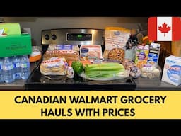 CANADIAN WALMART GROCERY HAULS WITH PRICES.  Gas prices, Election and Tariffs.