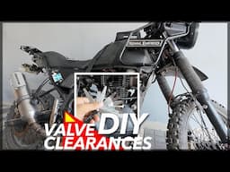 SPECIFIC INFO ON VALVE CLEARANCE CHECKS - WHAT TO KEEP IN MIND