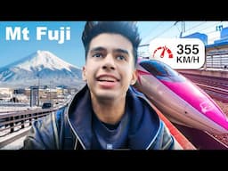 I Traveled Across Mount Fuji | (Bullet Train, Volcano, Japan's small villages)
