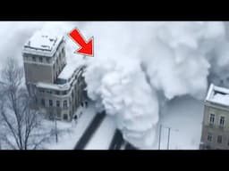 Snow chaos in Switzerland, France and Italy! Snow from the Alps collapses, Europe shocked