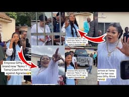 Empress Gifty and Agradaa Clash at Tema Court today, see what happened between them