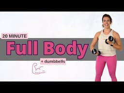 20 Minute Full Body Strength Workout - At Home Low Impact Strength Exercises