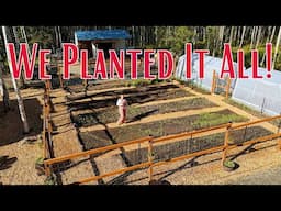 Grow A Year of Food! We Planted 100+ Plants in 1 Day! | Alaska Homestead Garden