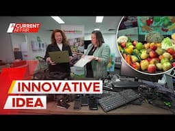 How one business is helping feed struggling families with old technology | A Current Affair