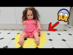 Reborn Girl Mindy POTTY TRAINING FAIL On The Floor