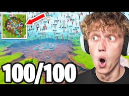 I Got 100 Players To Land At DUSTY DIVOT In OG Fortnite! (Season 4 Update)