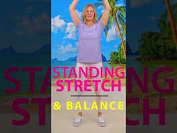 Standing Stretching & Balance Routine to Improve Mobility #improvemobility #improvedhealth