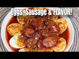 Cajun Egg Boil and Andouille Sausage Recipe