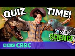 Why are T-Rex Arms SO SMALL?! 💪🦖 | Quiz for kids!💡| Horrible Science