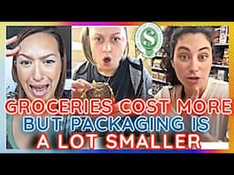 We Are Getting ROBBED: GROCERIES Cost MORE But Packages Are Way Smaller. SHRINKFLATION is Real