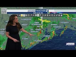 WEATHER UPDATE: Thunderstorms Starting to Wind Down Across Houston